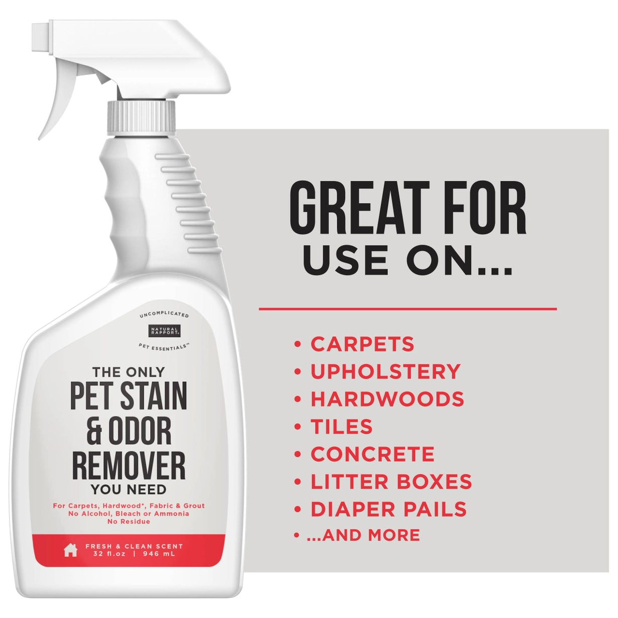 odor and stain remover